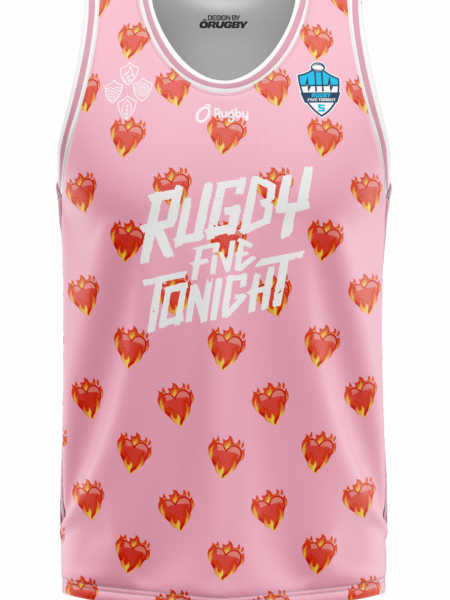 RFT8 DÉBARDEUR – COEUR ROSE