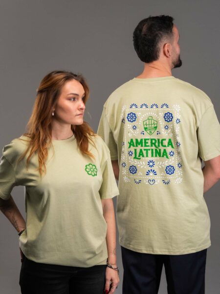 T-SHIRT OVERSIZED - AMERICA LATINA VERT